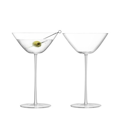LSA Bar Culture Martini Glasses, Set of 2