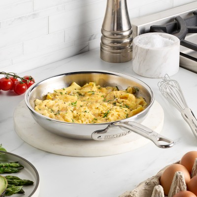 Hestan ProBond Luxe Professional Clad Stainless-Steel 2-Piece Skillet Set