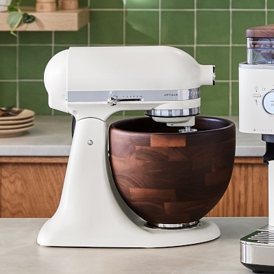 KitchenAid® Porcelain Artisan Stand Mixer with Walnut Bowl, 5-qt