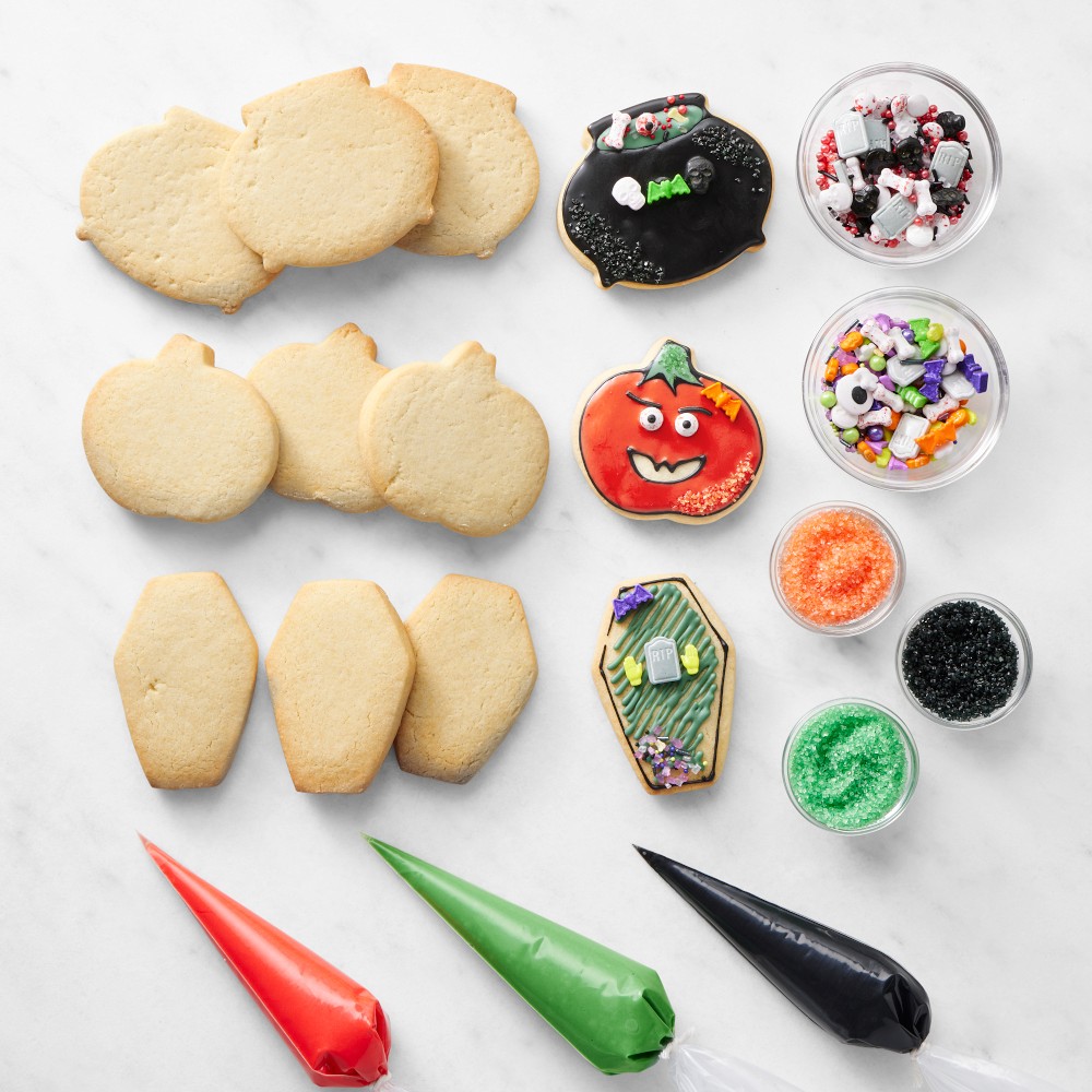 DIY Halloween Cookie Decorating Kit, Set of 12