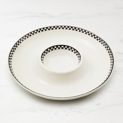 MacKenzie-Childs Everyday Stoneware Chip & Dip Tray