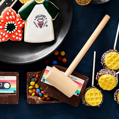 Stranger Things x Williams Sonoma Chocolate Breakable Cassette Tape