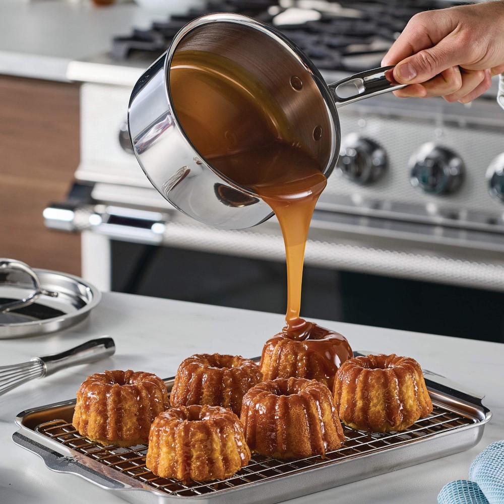 Hestan ProBond Luxe Professional Clad Stainless-Steel Saucepan