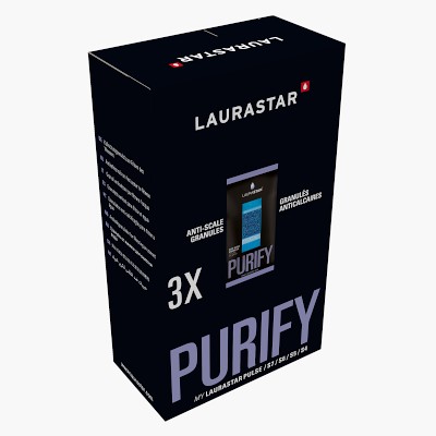 Laurastar Anti-Scale Granules Refills for GO + S PURE XTRA, Pack of 3