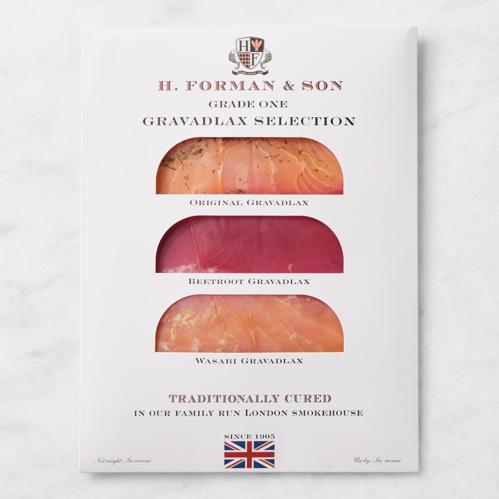 World Gravadlax Wasabi, Dill, & Beetroot Salmon Trio