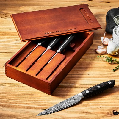 Zwilling Bob Kramer Damascus Steel Steak Knives, Set of 4