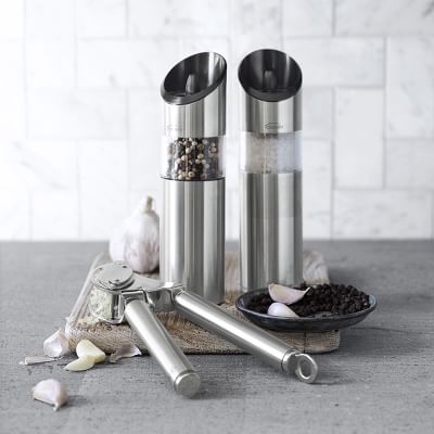 Trudeau Graviti Electric Salt & Pepper Mills Set, 7