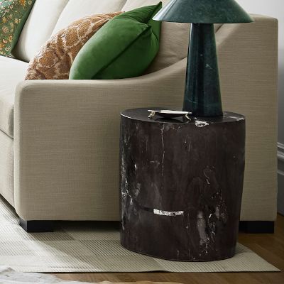 Petrified Wood Stool, Espresso (8