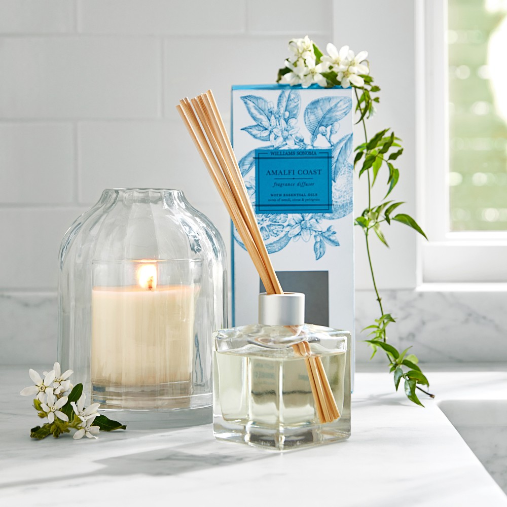 Williams Sonoma Glass Candle Cloche