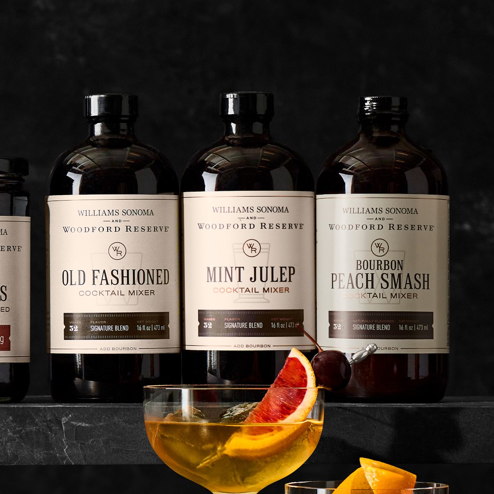 Woodford Reserve x Williams Sonoma Cocktail Mix, Peach Smash