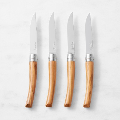 Opinel Table Chic Olivewood Steak Knives, Set of 4