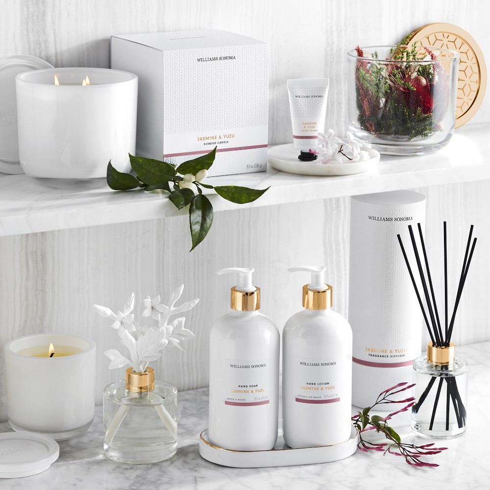 Home Fragrance Large Candle, Jasmine & Yuzu
