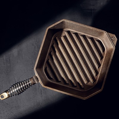 FINEX Seasoned Cast Iron Grill Pan