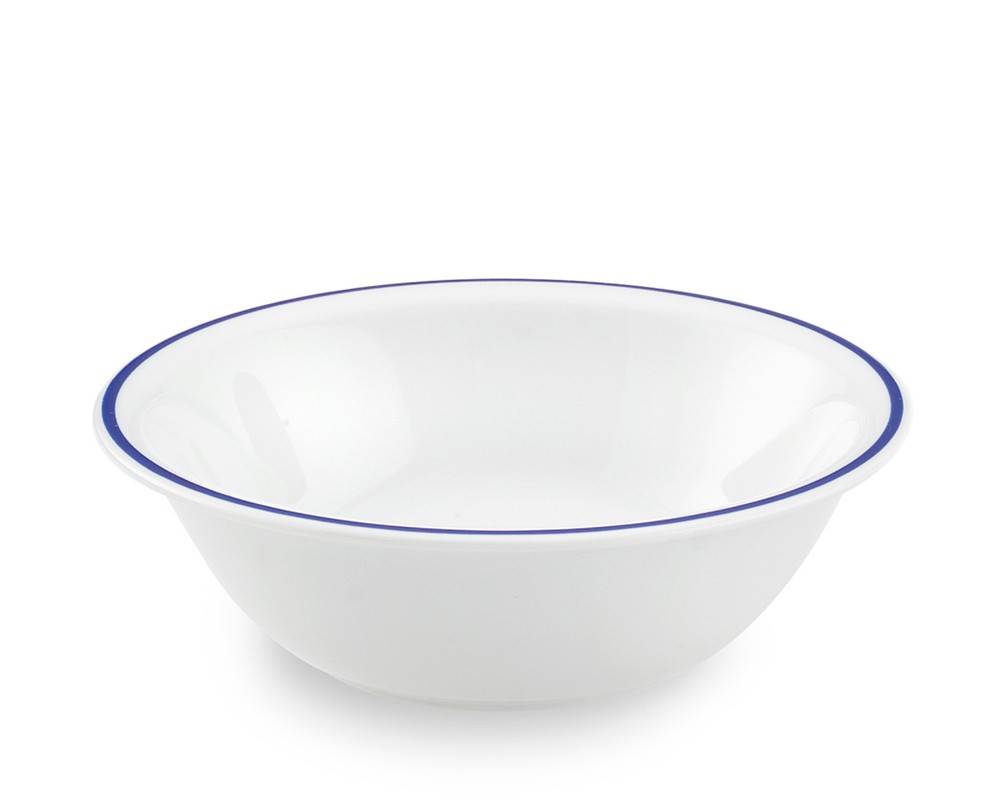 Apilco Tradition Blue-Banded Cereal Bowls, Set of 4