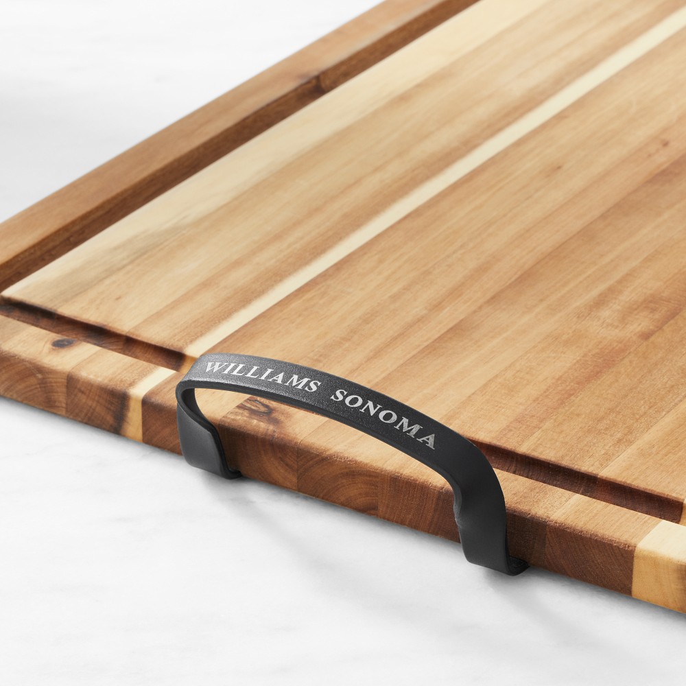 Williams Sonoma Acacia Carving Board with Handles, 20x15