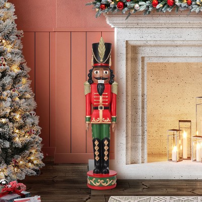 Outdoor Red & Green Nutcracker