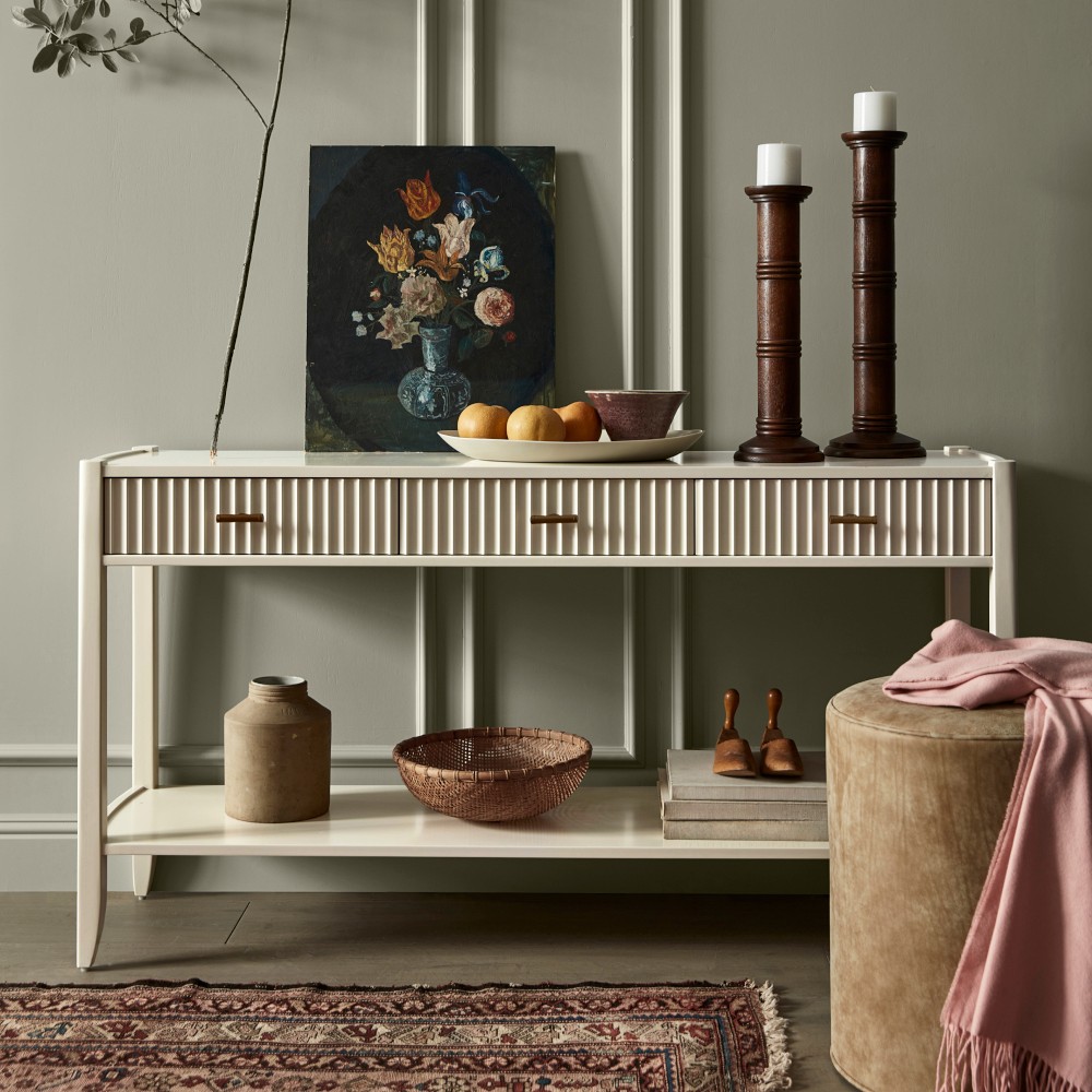 Lewis 3-Drawer Open Console Table (60