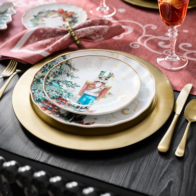 'Twas the Night Before Christmas Mixed 16-Piece Dinnerware Set