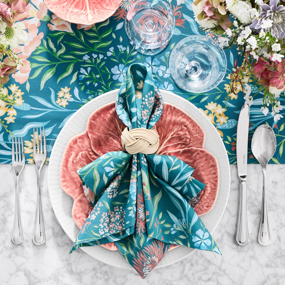 Iznik Floral Napkins, Set of 4