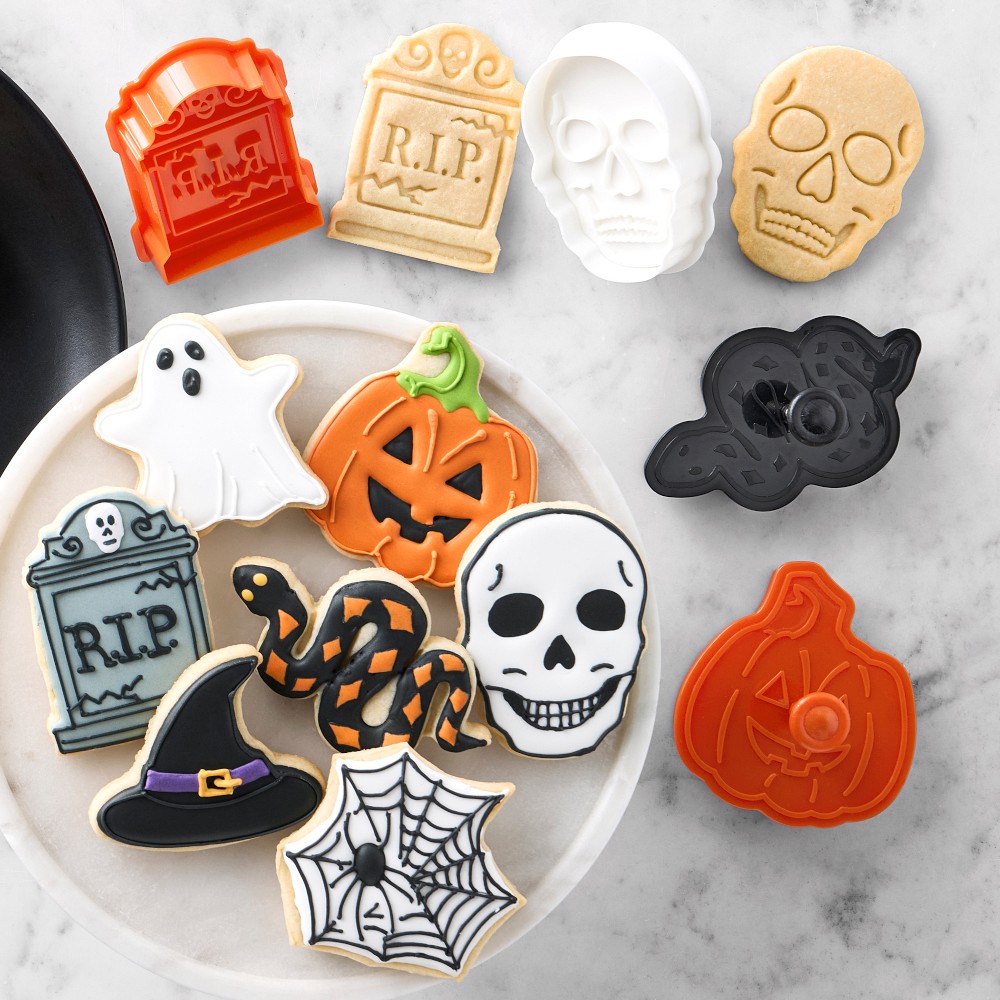 Williams Sonoma Halloween Impression Cookie Cutters, Set of 22