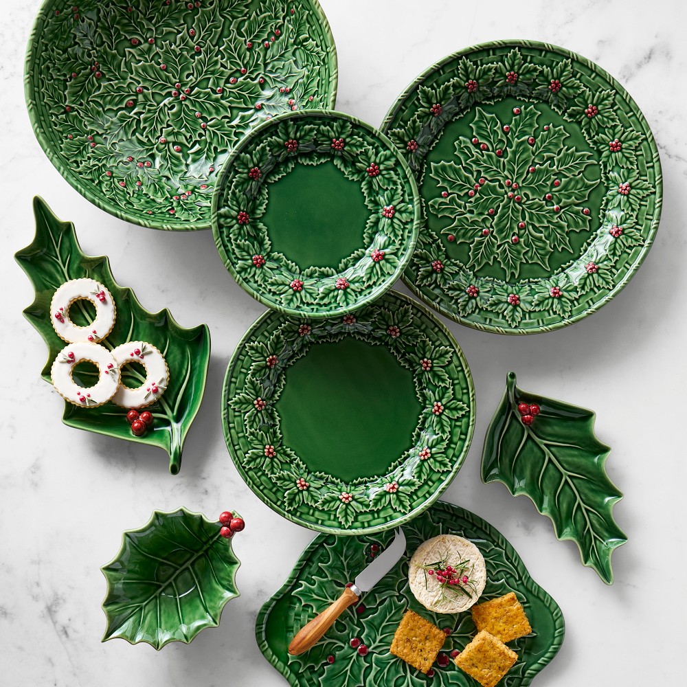 Bordallo Pinheiro Holly Berry Tray