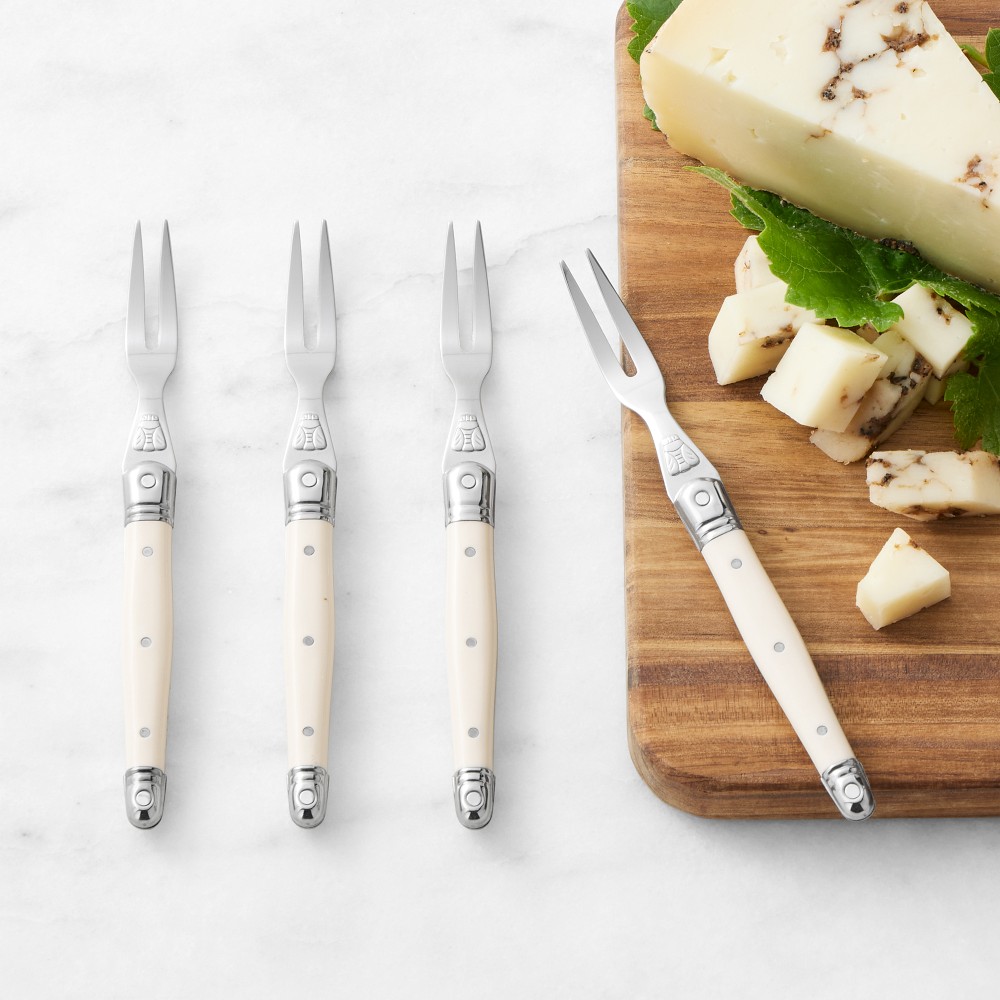 Jean Dubost Laguiole Cheese Forks, Set of 4