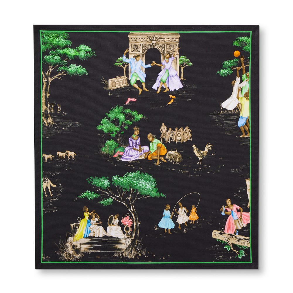 Sheila Bridges x Williams Sonoma Harlem Toile Bar Towels, Set of 2
