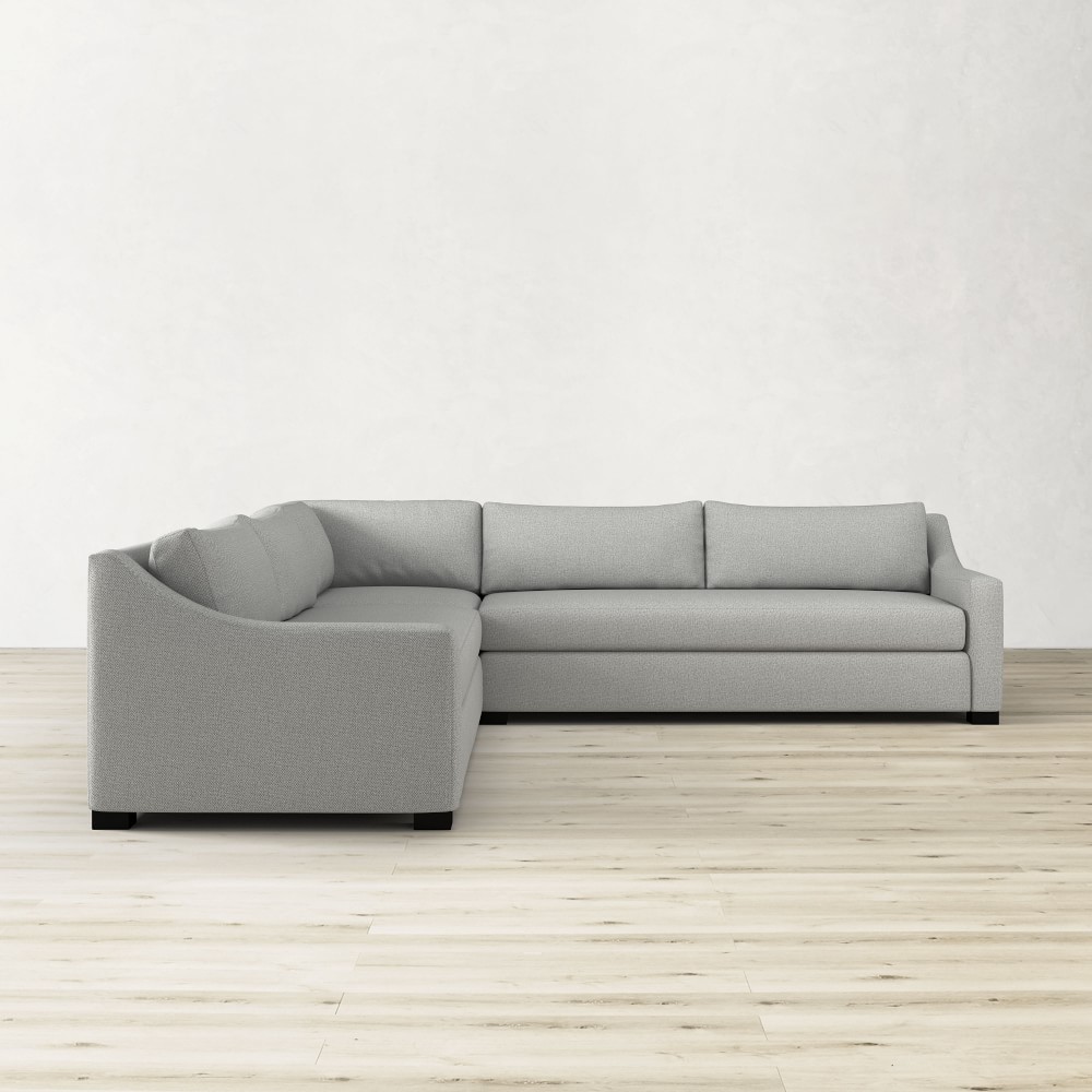 Ghent Slope Arm 3-Piece L-Shape Sofa (119