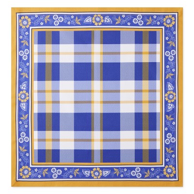 Gingham Floral Napkins, Set of 4