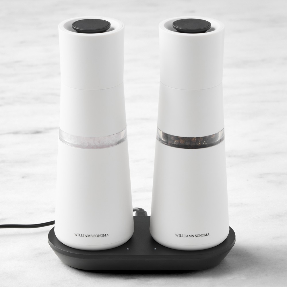 Williams Sonoma Gravity Salt & Pepper Mill Set, 7