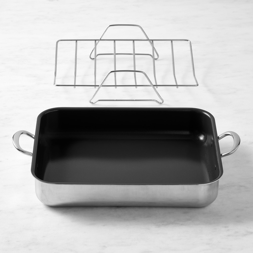 GreenPan™ Premiere Max Stainless-Steel Ceramic Nonstick Roaster, 16