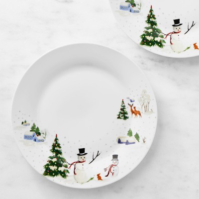 Open Kitchen by Williams Sonoma Snowy Day Salad Plates, Set of 4