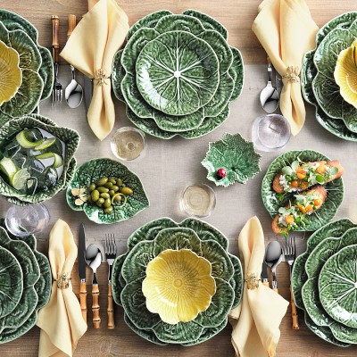 Bordallo Pinheiro Flora Cereal Bowls, Set of 4