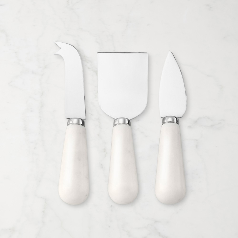Marble Cheese Knives, Set of 3