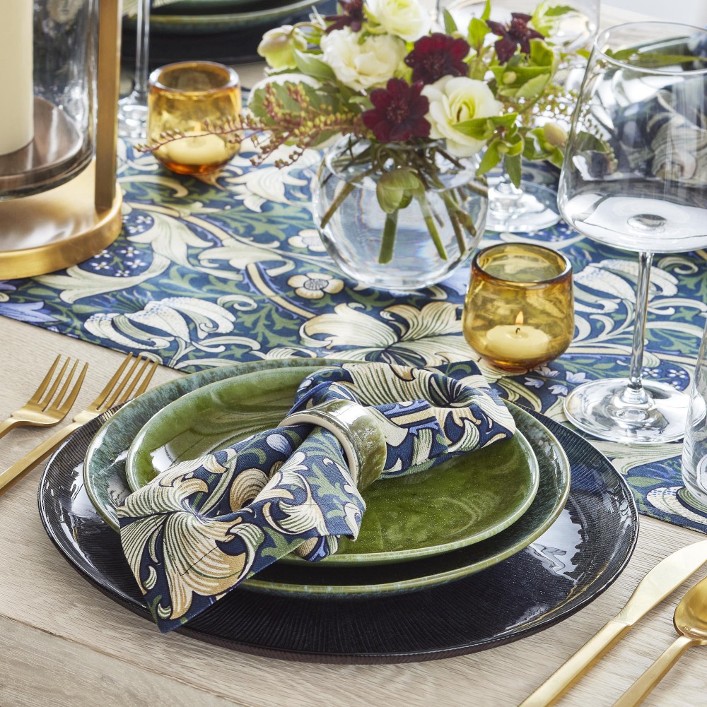 Morris & Co. x Williams Sonoma Golden Lily Table Runner