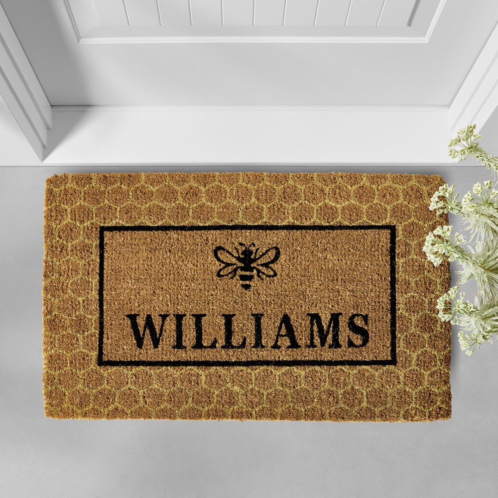 Williams Sonoma Bee Doormat
