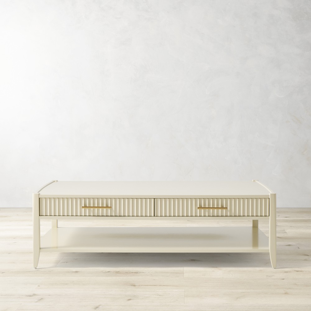 Lewis Coffee Table, Bone (56