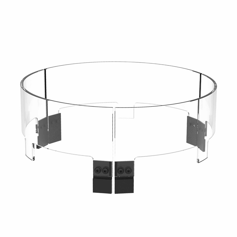 Ecosmart Round Glass Fire Screen (21
