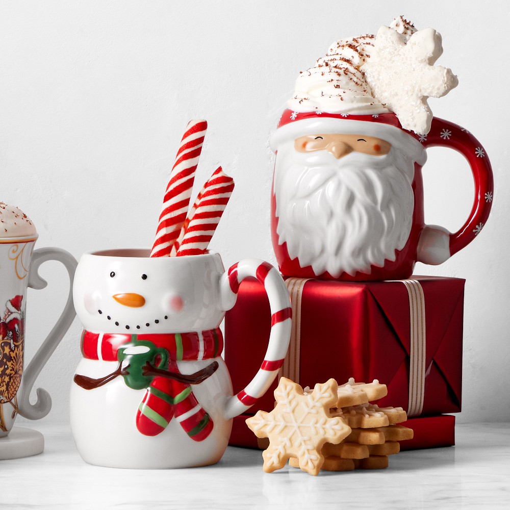 Figural Snowman Mug