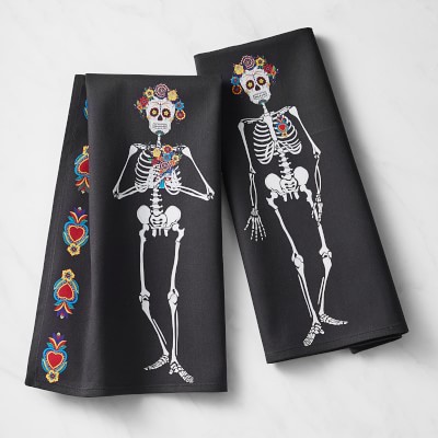 Day of the Dead Towels, Set of 2