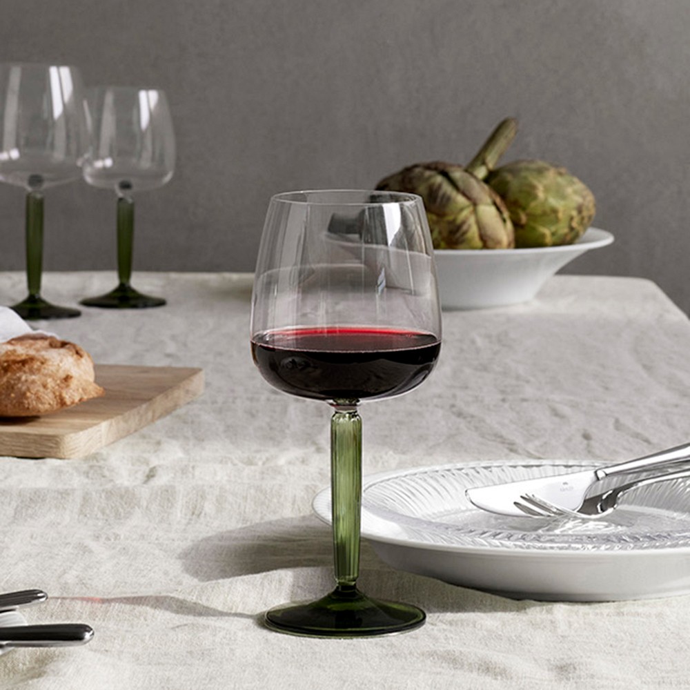 Holmegaard Hammershoi Red Wine Glasses, Set of 2