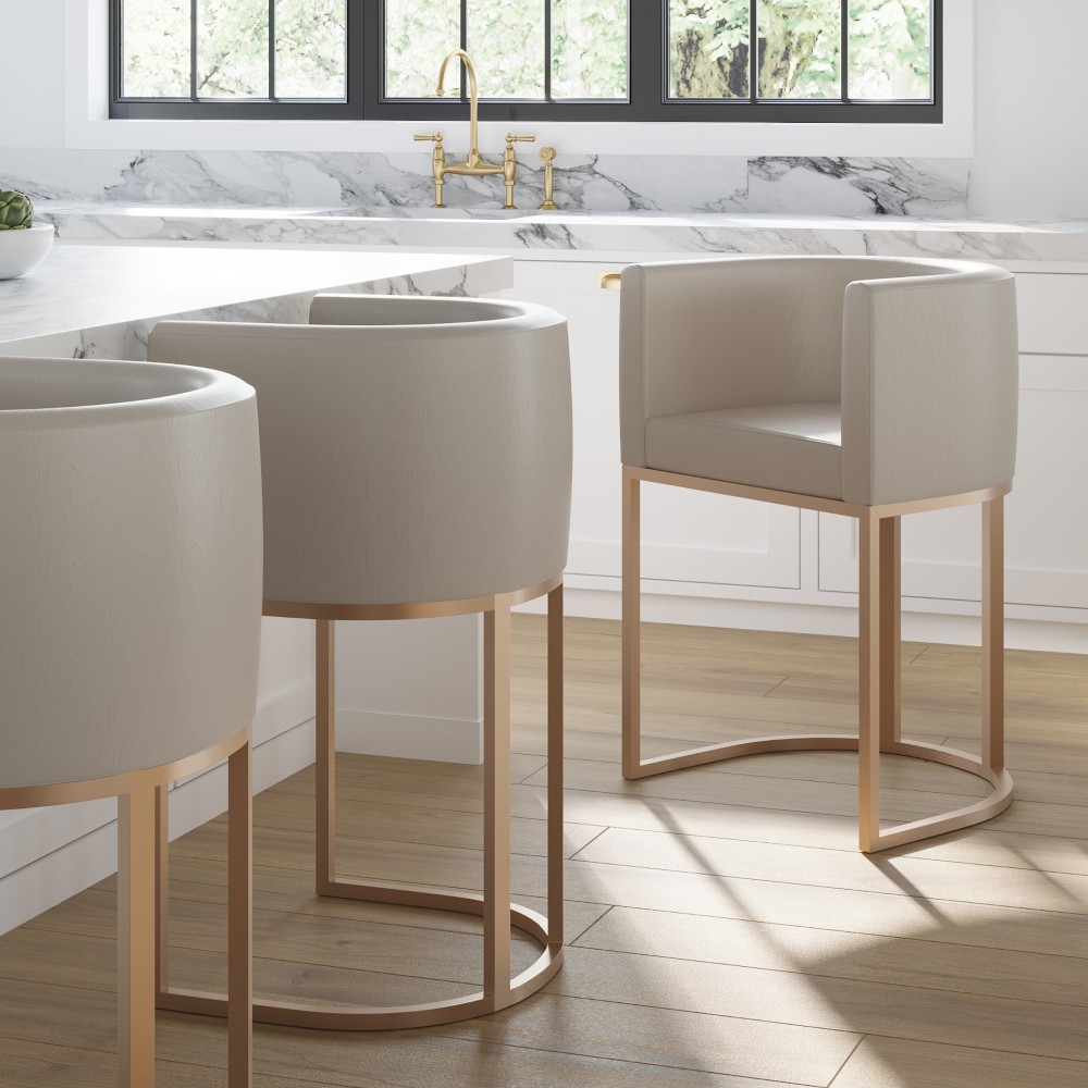 Verona Upholstered Counter & Bar Stool