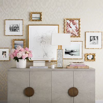 AERIN x Williams Sonoma Home Gilded Bamboo Gallery Picture Frame