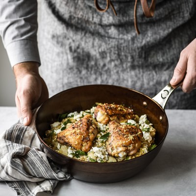de Buyer Mineral B Pro Carbon Steel Country Pan, 11