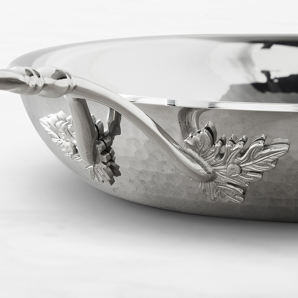 Ruffoni Opus Prima Hammered Stainless-Steel Fry Pan