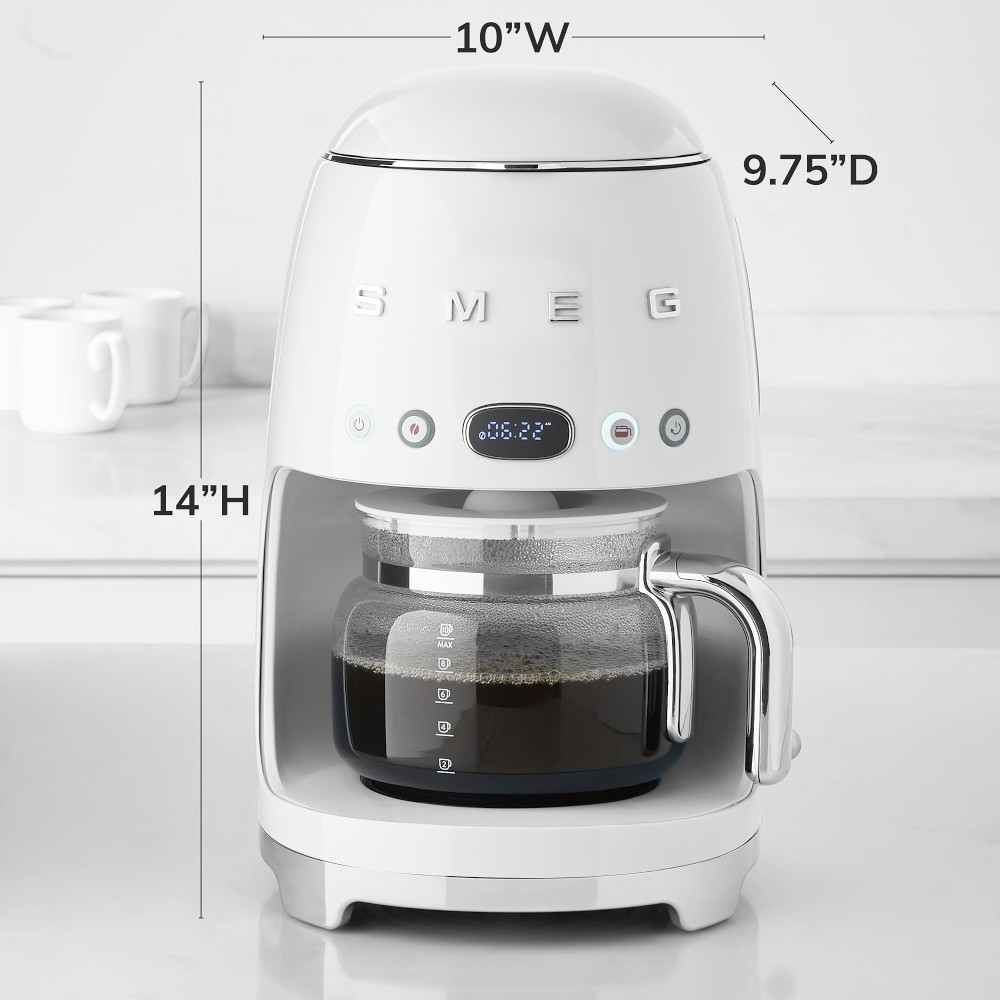 SMEG Drip Coffee Maker, 10-cup