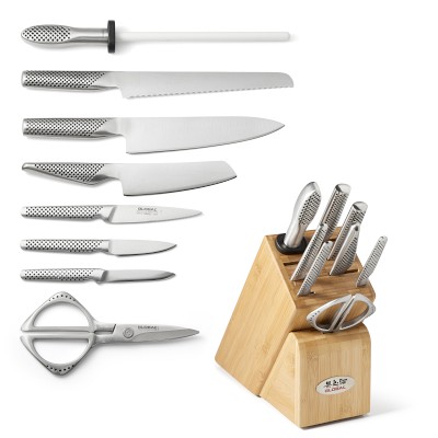 Global Classic Takashi Knife Block, Set of 9