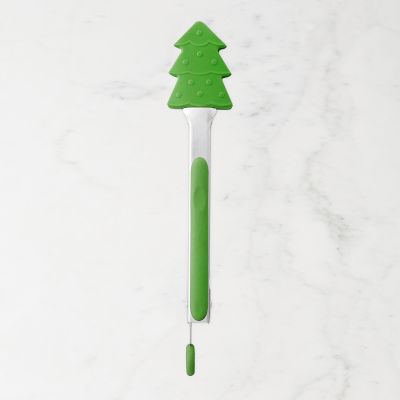 Green Tree Novelty Silicone Tongs