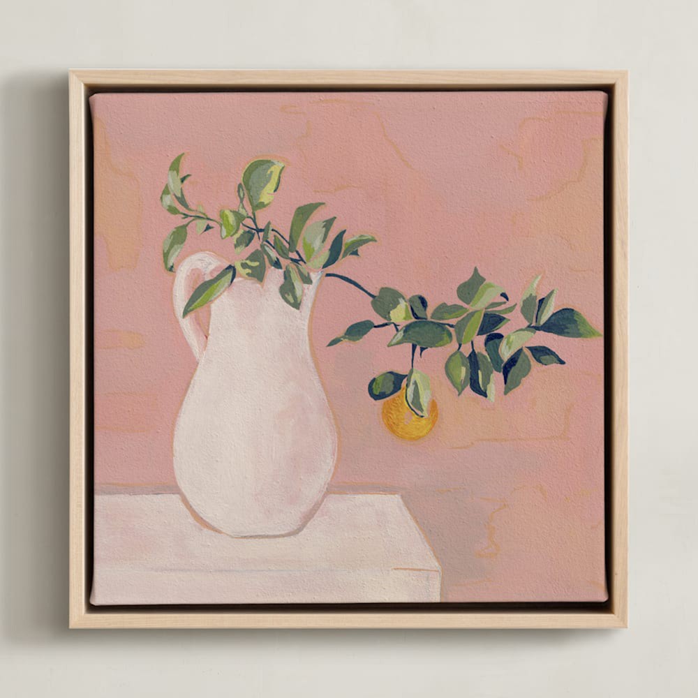 Orange Branch Limited Edition Kitchen Art by Minted