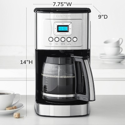Cuisinart PerfecTemp Programmable Coffee Maker with Glass Carafe, 14-cup